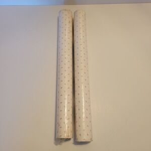 Vtg Rubbermaid NonAdhesive Baby Powder Scents Shelf Liner Rose Paper 2 Rolls NOS